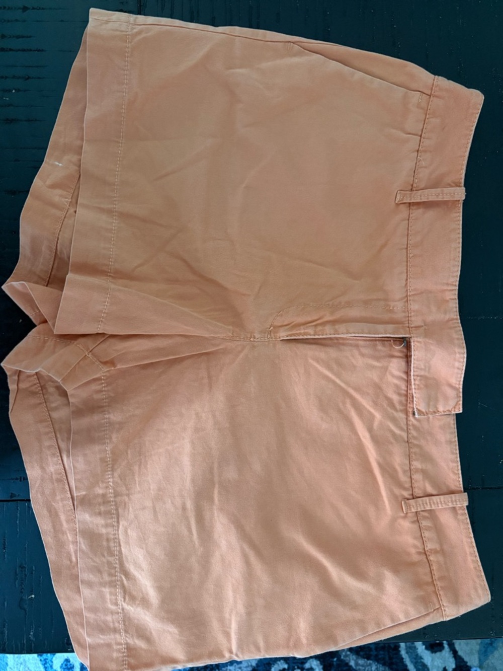 LOFT Peachy Orange Bermuda Shorts
